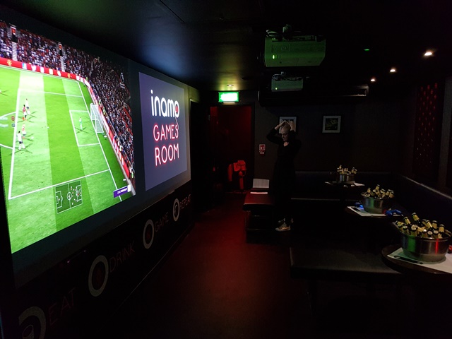 Inamo Games room Bar Setup
