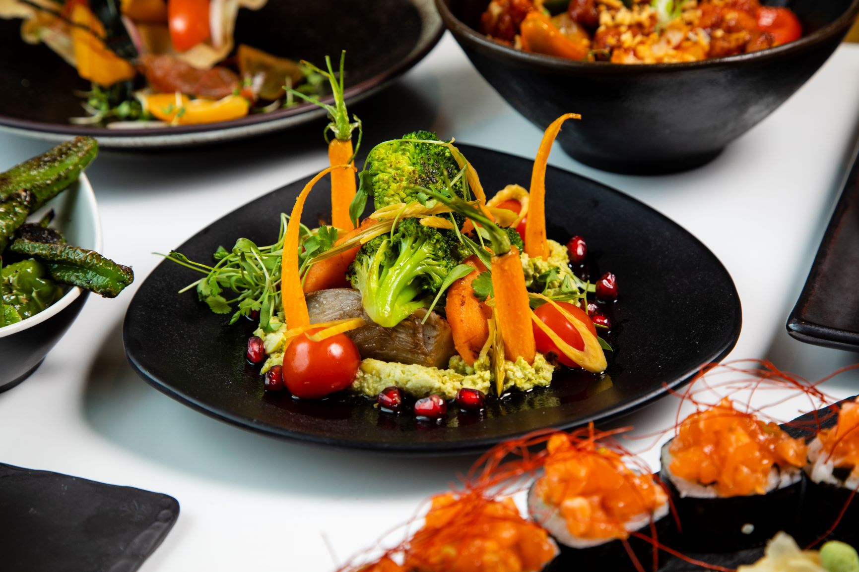 Unlimited Asian tapas & sushi with bottomless wine or beer £54.95 per person